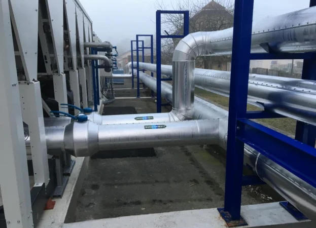 tuyauterie à Saint-Léger-de-la-Martinière près de melle dans les Deux-Sèvres 79